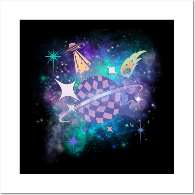 Galactic Alien celestial Wall Art by OtherKatie